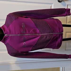 BEBE Purple Swearshirt, Jacket, Coat - XS